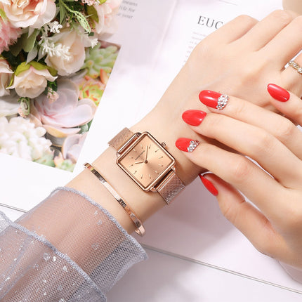 Genuine Leather Strap Japan Quartz Movement Women Simple Design Top