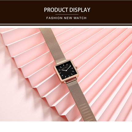 Genuine Leather Strap Japan Quartz Movement Women Simple Design Top