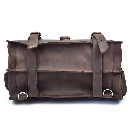 The Gustav Messenger Bag | Large Capacity Vintage Leather Messenger