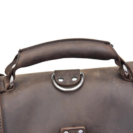 The Gustav Messenger Bag | Large Capacity Vintage Leather Messenger