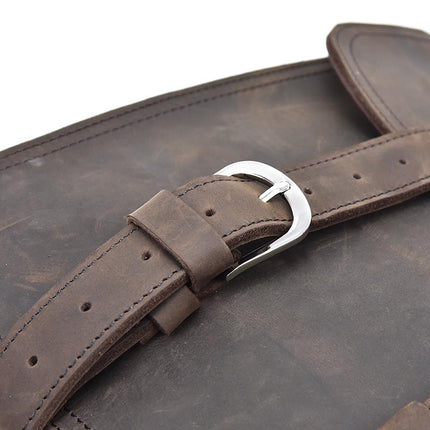 The Gustav Messenger Bag | Large Capacity Vintage Leather Messenger