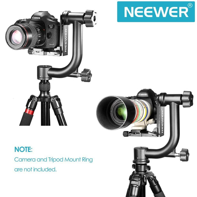 Professional Heavy Duty Metal 360 degree Panoramic Gimbal Tripod Head