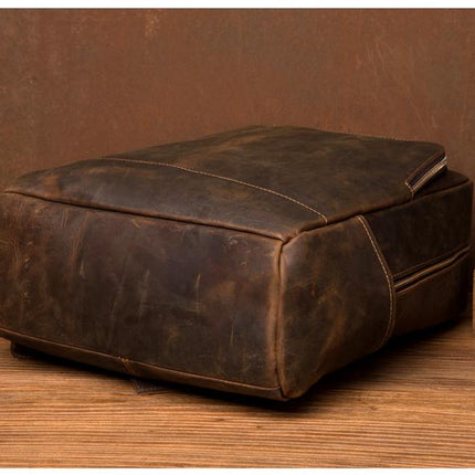 The Vernon Backpack | Genuine Vintage Leather Minimalist Backpack