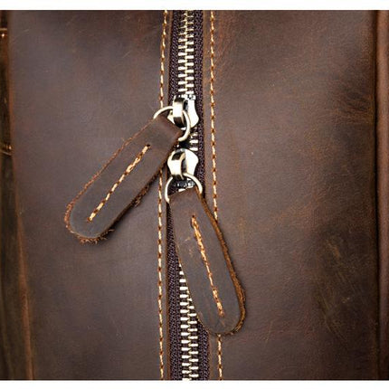 The Vernon Backpack | Genuine Vintage Leather Minimalist Backpack