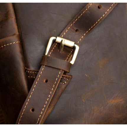 The Vernon Backpack | Genuine Vintage Leather Minimalist Backpack