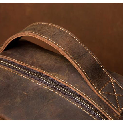 The Vernon Backpack | Genuine Vintage Leather Minimalist Backpack