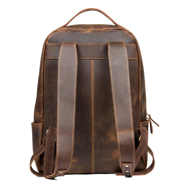 The Vernon Backpack | Genuine Vintage Leather Minimalist Backpack