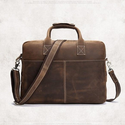 The Welch Briefcase | Vintage Leather Messenger Bag