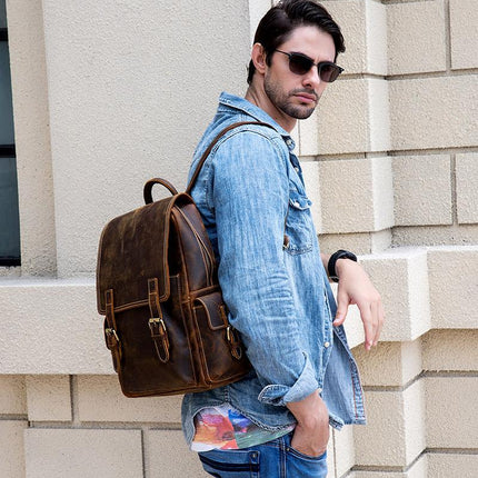 The Freja Backpack | Handcrafted Leather Backpack