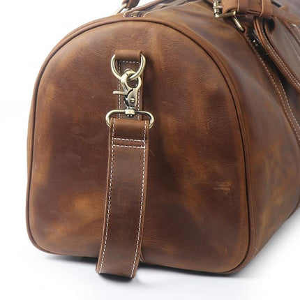 The Dagny Weekender | Large Leather Duffle Bag