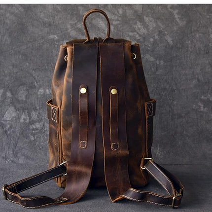 The Olaf Rucksack | Vintage Leather Travel Backpack
