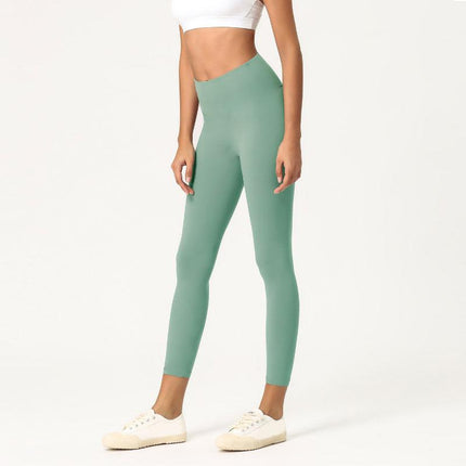 Fitness Athletic Solid Yoga Pants Women Girls High Waist Running Yoga