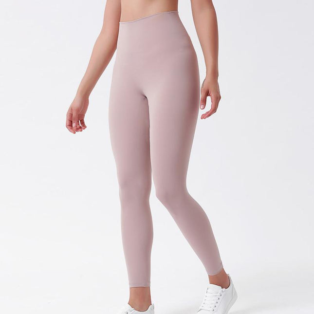 Fitness Athletic Solid Yoga Pants Women Girls High Waist Running Yoga