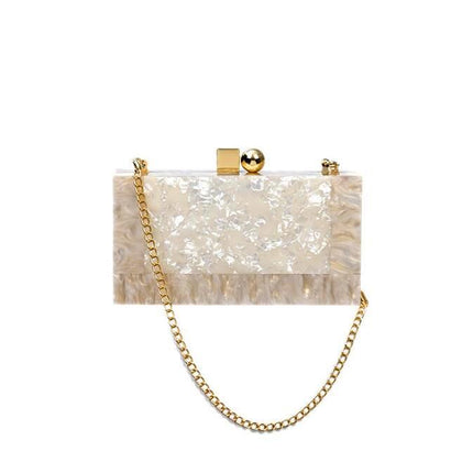 High Quality Acrylic Ice Crack Evening Bag Fashion Shoulder Crossbody