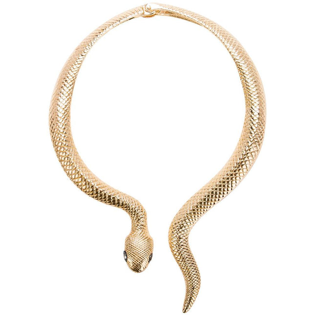 Chic Gold Silver Snake Torques for Women Fashion Serpent Necklace