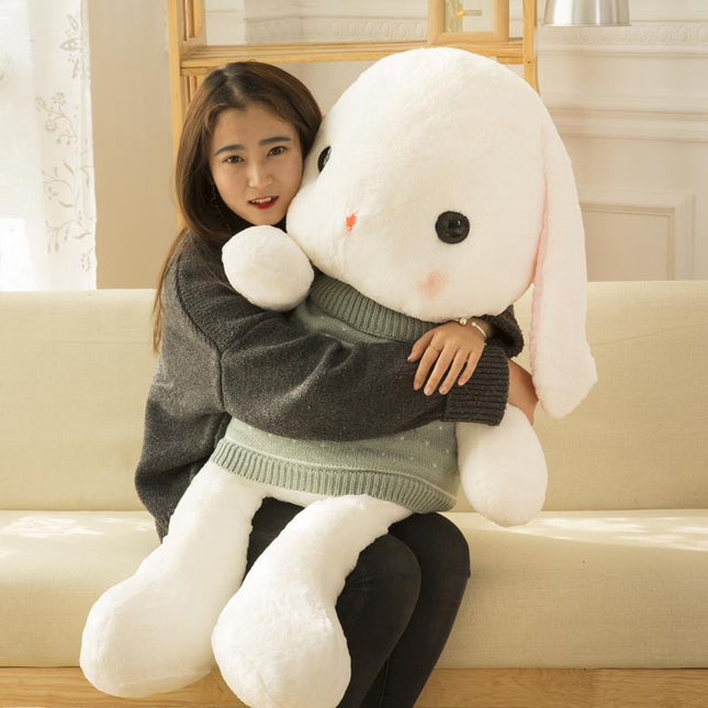 Dorimytrader cuddly cartoon bunny plush toy big stuffed anime rabbit