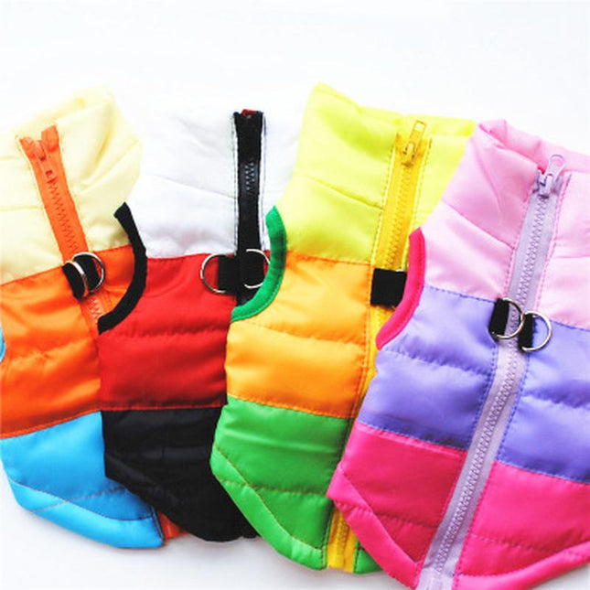 Winter Warm Jacket Pet Dog clothes Windproof Coat Dogs Snowsuit Vest