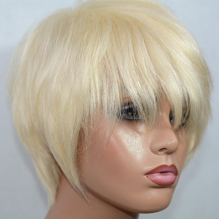 Vancehair 613 blonde full machine Human Hair Wigs Short Human Hair