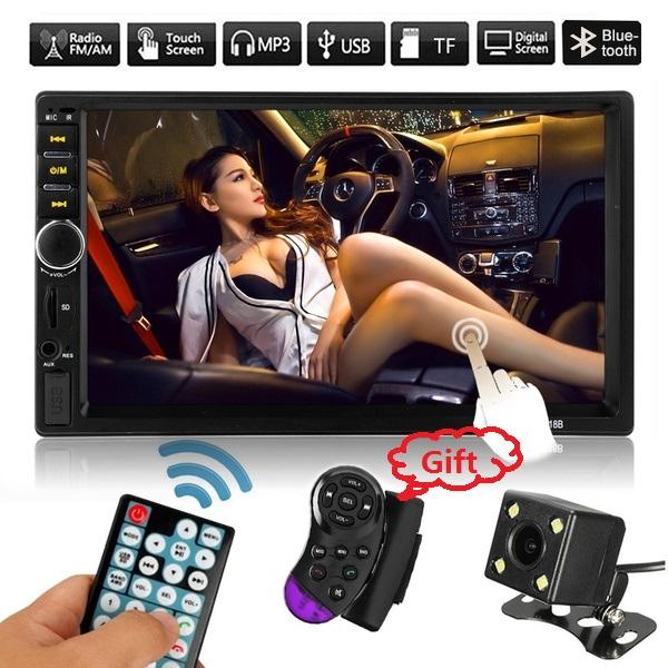 Autoradio 2 Din Car Radio 7'' HD Capacitive LCD Touch Screen Car DVD