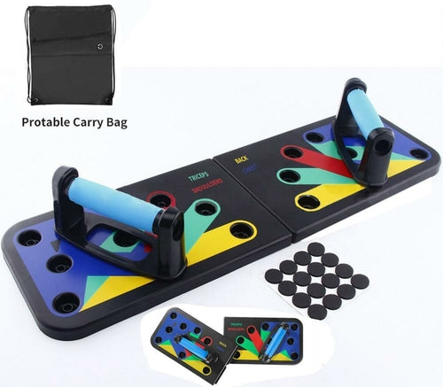 9 in 1 Push Up Rack Training Board ABS abdominal Muscle Trainer Sports