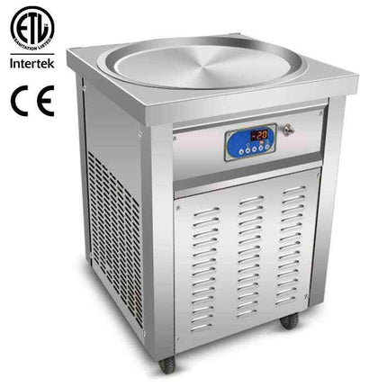 ETLCE Commercial 55cm pan ICE CREAM ROLL MACHINE FRY ICE CREAM MACHINE