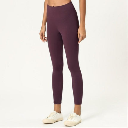 Fitness Athletic Solid Yoga Pants Women Girls High Waist Running Yoga