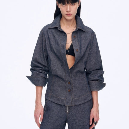 Refreshing breathable twill linen deconstructed silhouette old money