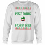 S / White / Gildan Crewneck Sweatshirt