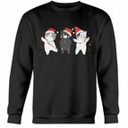 4XL / Black / Gildan Crewneck Sweatshirt