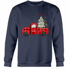 L / Navy / Gildan Crewneck Sweatshirt