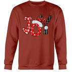 S / Antque Cherry Red / Gildan Crewneck Sweatshirt