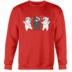 S / Red / Gildan Crewneck Sweatshirt