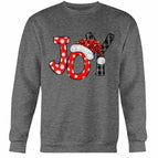 S / Dark Heather / Gildan Crewneck Sweatshirt