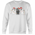 S / White / Gildan Crewneck Sweatshirt