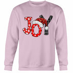 M / Light Pink / Gildan Crewneck Sweatshirt