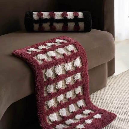 Retro Dotted Bath Rug, Ultra Soft, Absorbent & Anti-slip