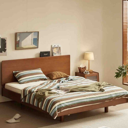Retro Earthy Tone Stripe Queen Duvet Cover Set with Pillowcases, 100%