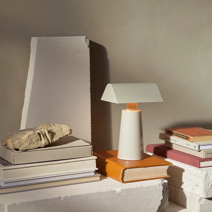 Retro Nordic Portable Cordless Rechargeable Table Lamp, Caret MF1