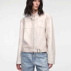 L / White, untreated sheepskin (wax-free).