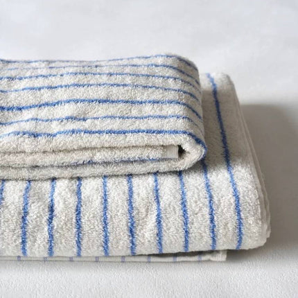 Retro Soft 100% Long-stapled Cotton Striped Bath Towel