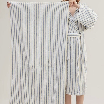Retro Soft 100% Long-stapled Cotton Striped Bath Towel