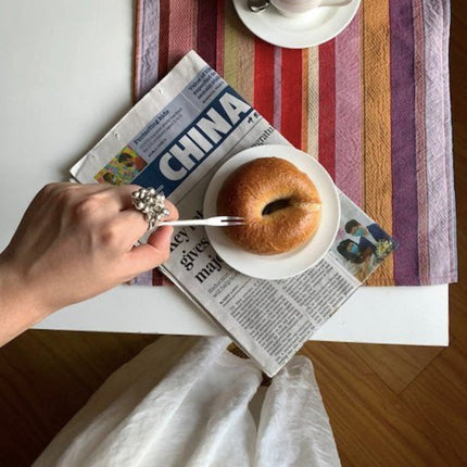 Retro Stripe Placemat Set of 4 Pcs for Table Setting