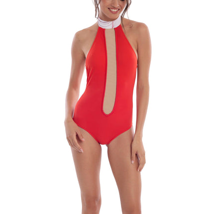 REVEL REY PLUMAGE ONE PIECE IN CHILI