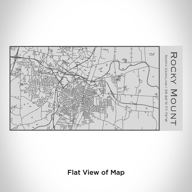 Rocky Mount - North Carolina Engraved Map Insulated Bottle