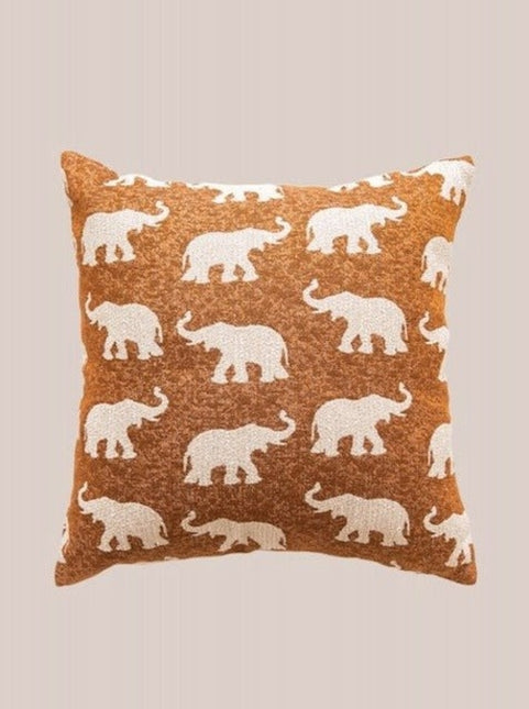 Safari Decorative Terracotta Throw Pillowcase, Earthy Tone Modern Fall