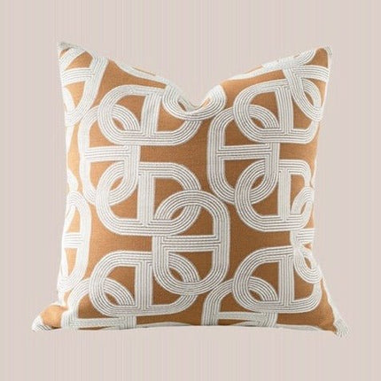 Safari Decorative Terracotta Throw Pillowcase, Earthy Tone Modern Fall