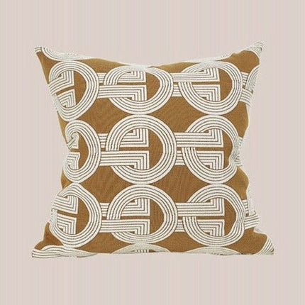 Safari Decorative Terracotta Throw Pillowcase, Earthy Tone Modern Fall