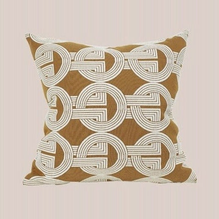 Safari Decorative Terracotta Throw Pillowcase, Earthy Tone Modern Fall