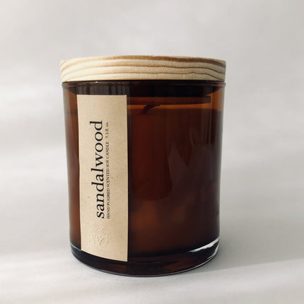 sandalwood scented candle