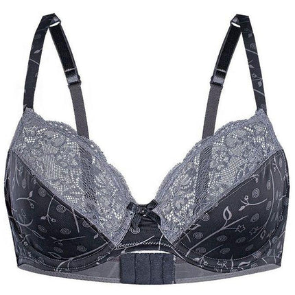 Sassa Silver Blossom Semi Sheer Full Figure Bra